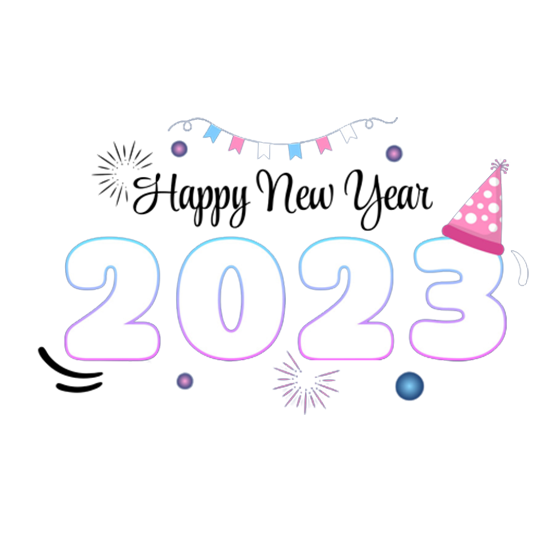 New Year 2023 PNG Transparent Images Free Download